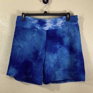 Aq-Sport Shorts Stretch 3X Blue Tye Die